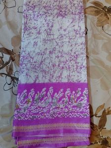 New BAITIK Printed Saree