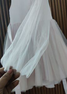 Peach Frock For 5-6 Years