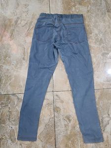Light Wash Pull-On Jeans