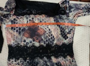 Lace Trim Sheath Dress