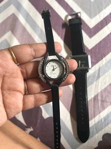 Louis Vuitton Watch + Crystal Watc