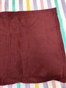 Maroon Striped Hizab Head Cap