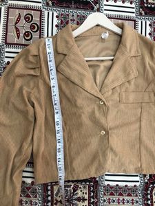 Corduroy Cropped Jacket