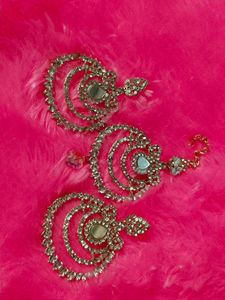 Sparkling Silver Earrings
