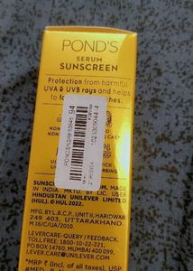 Pond&#39;s Serum Sunscreen SPF 50