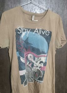 Thrifted Graphic Tee - Stay Alive