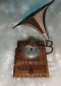 Miniature Vintage Gramophone Showpiece