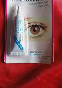 Eyelash Adhesive - Clear White, Waterproof