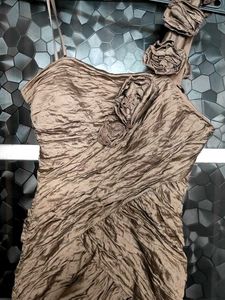 Elegant Brown Party Dress