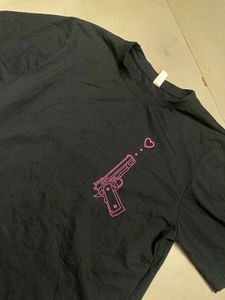 Graphic Print Black T-Shirt