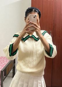 Sailor Collar Knit Sweater