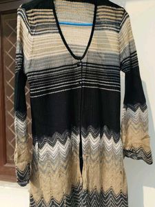 Striped Knit Cardigan