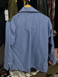 Blue Striped Button-Down