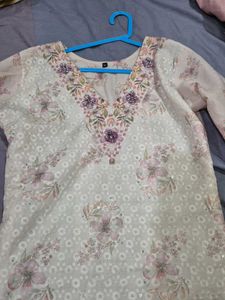 Kurti Set With Pant And Dupatta