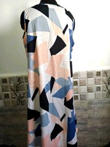 Abstract Print Sleeveless Top L/XL 38-40 in