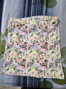 Floral Mini Skirt