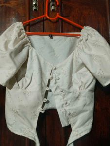 Floral Sweetheart Neck Tops For Women