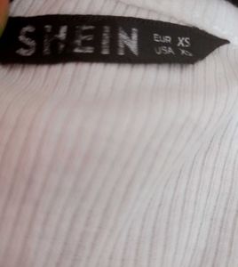 Cute White Shein Crop Top
