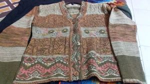 beautiful combination sweater