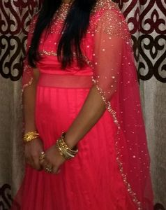 beautiful attached  pochu gown