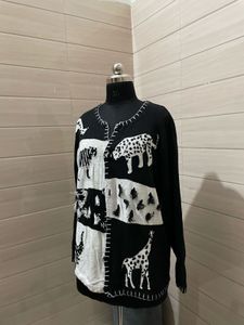 Unique Animal Print Cardigan