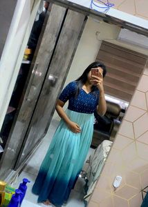 Dual Shade Blue Gown💙