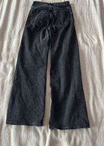 H&amp;M charcoal straight fit jeans