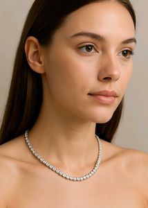Oxidised Pearl Necklace