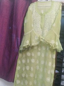 Luckhnowi Chikankari Kurta