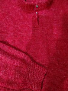 Red Pullover Sweater