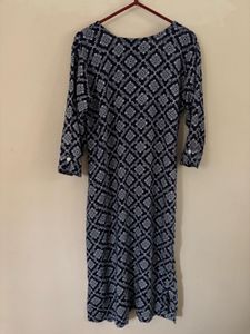 Patterned Kurta With Pocket