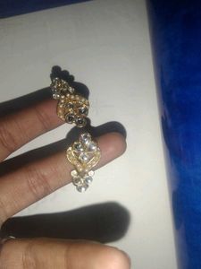 Vintage Beaded Dangle Earrings