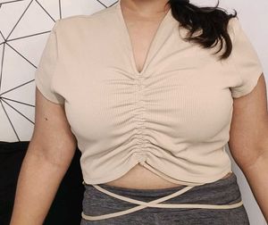 Ruched Front Top