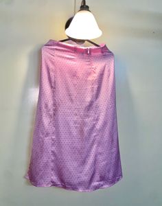 Baby pink -Polka Dot Midi Skirt