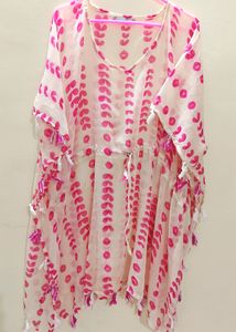 🏖️New Beach Wear Tassels Kaftan..🌈💗