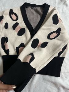Leopard Print Cardigan
