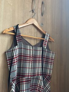 Checked Mini Dress