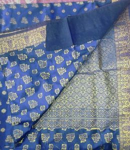Blue Saree With Blouse
