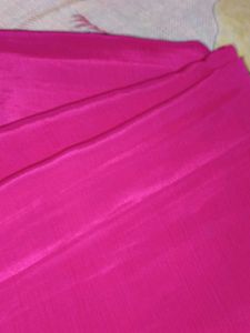 Elegant Crape Pink Saree