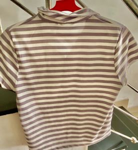 Striped Polo Mini Dress