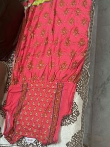 Pink Printed Kurta