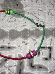 Colourful Beaded Anklet