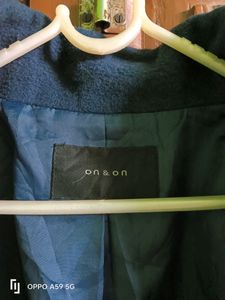 Zara Woman Wool Blend Coat