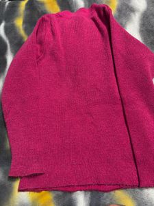Magenta Knit Sweater