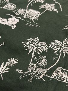 Tropical Print Green T-Shirt