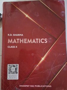 RD Sharma Class 10 2023 Edition Latest