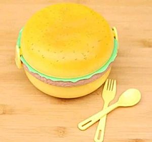 Burger Shaped 2 Layer Lunch Box Kids &amp; Adult