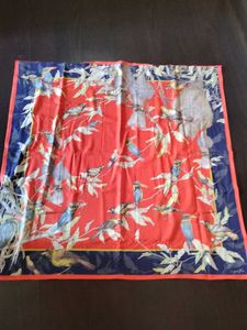 Eugenio Zigna Silk Scarf - Bird Print