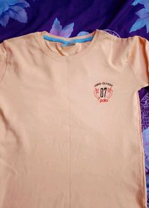 Peach Color T-shirt