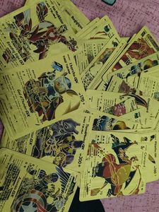 Pokemon Golden Metal Cards